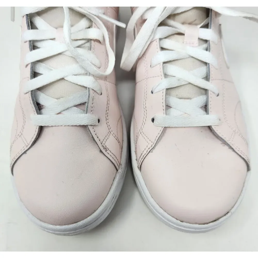 Nike Womens Size 10 Court Royale 2 Mid Soft Pink White Sneakers FD0286 600